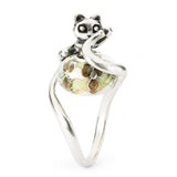 Anello Fantasia Gatto Innamorato Trollbeads - TAGRI-00542