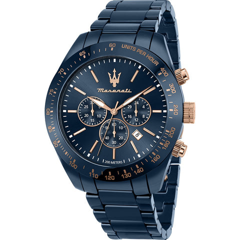 Orologio Uomo Maserati Traguardo Ceramica Blu - R8873650002